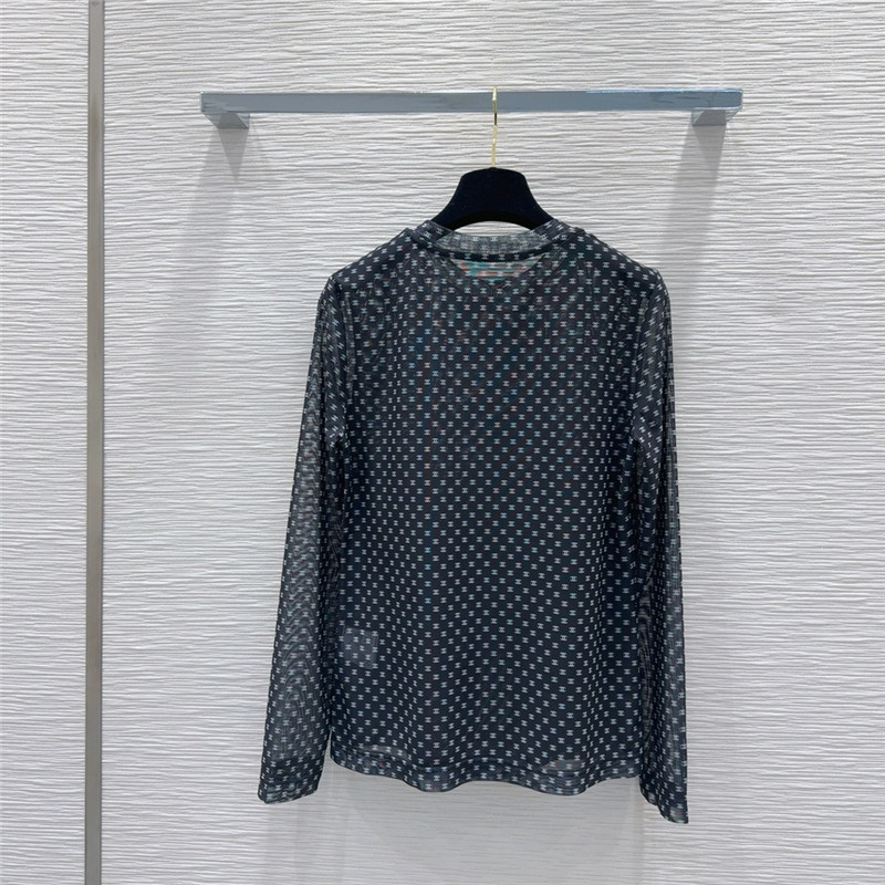 Ch**el double c penetration printing bottoming shirt replica clothes