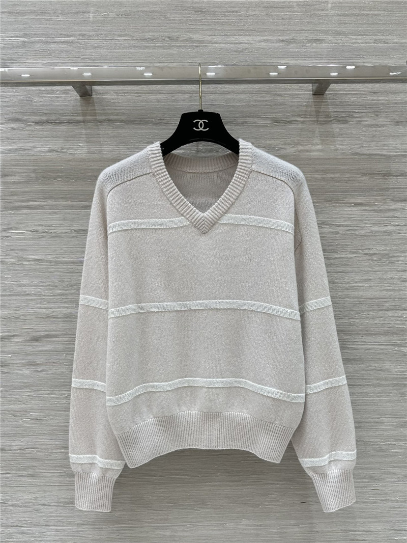 BC cashmere V-neck top replica d&g clothing
