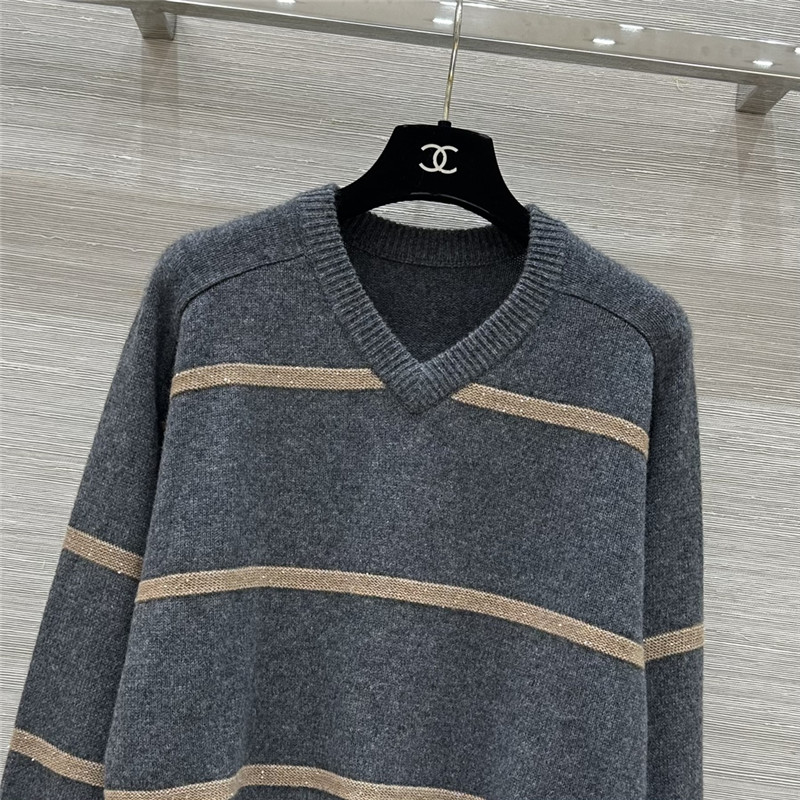 BC cashmere V-neck top replica d&g clothing