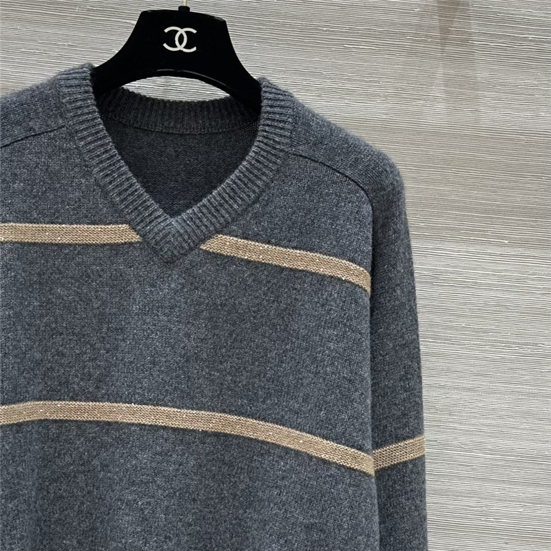 BC cashmere V-neck top replica d&g clothing