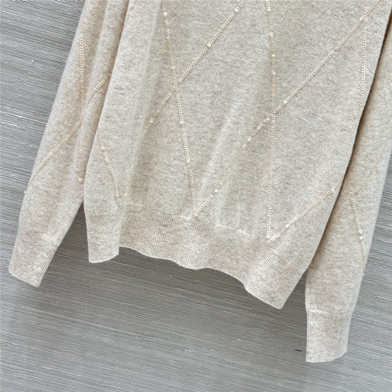 BC wool cashmere V-neck top replica clothes