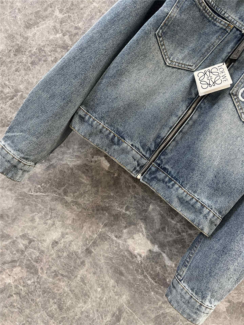 L0ew* short denim jacket replica clothing sites