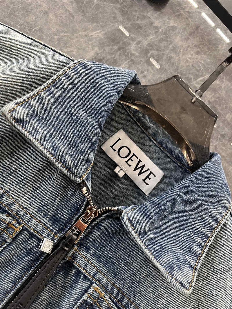L0ew* short denim jacket replica clothing sites