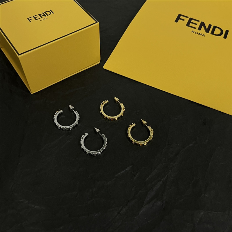 F**di simple and elegant earrings