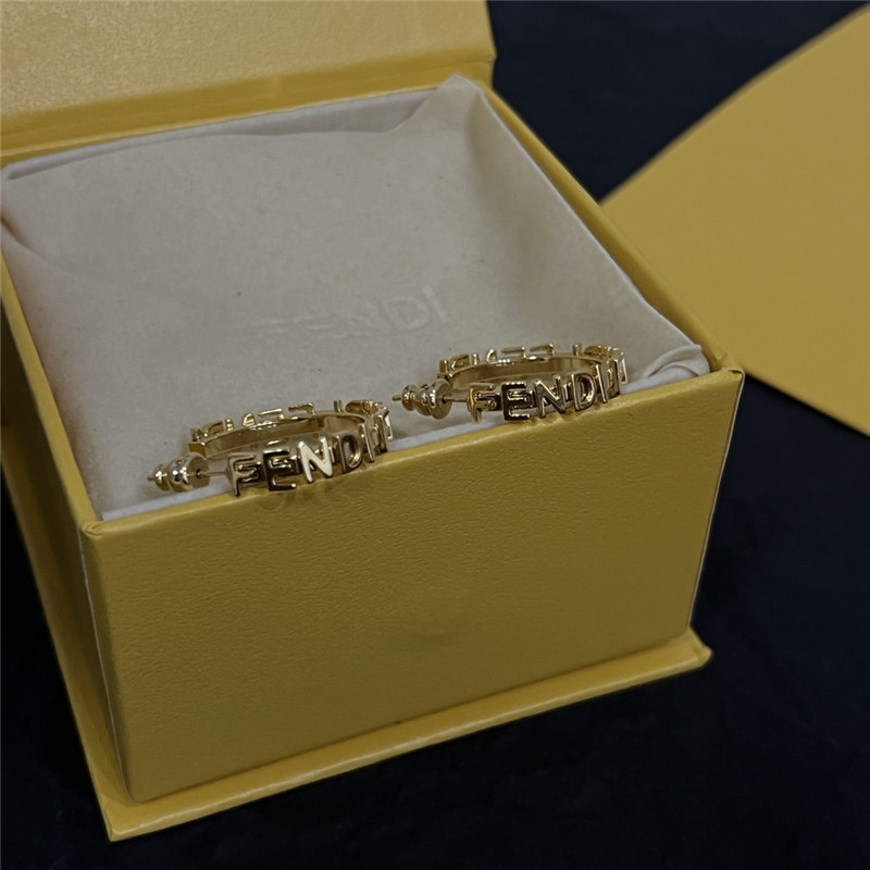 F**di simple and elegant earrings