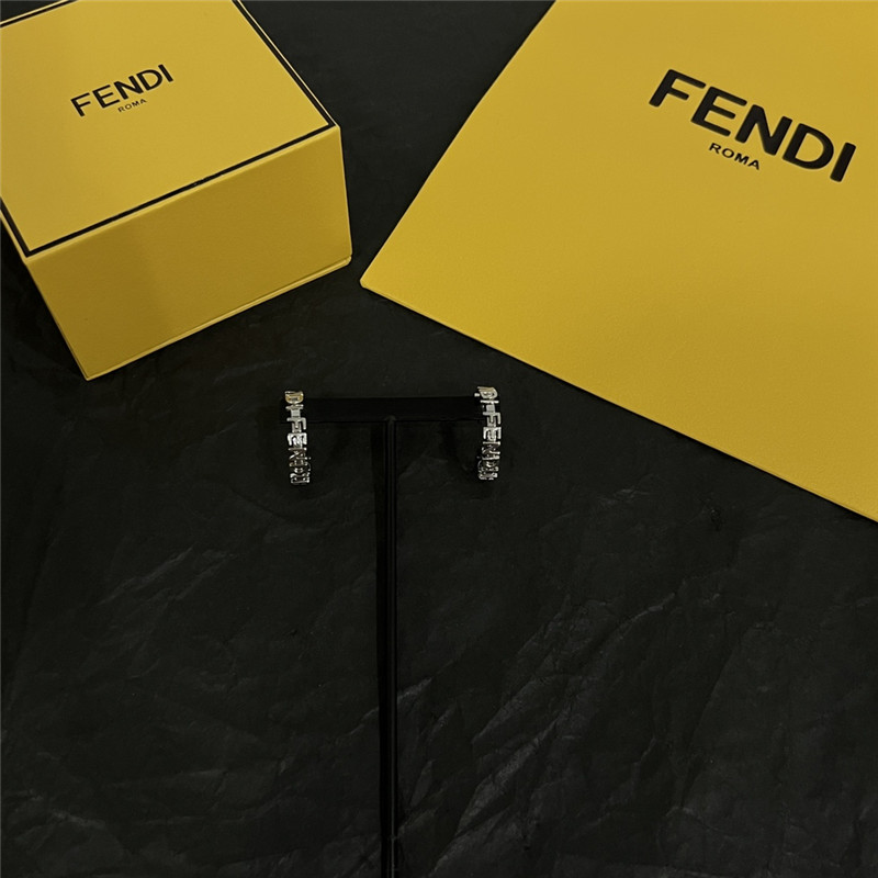 F**di simple and elegant earrings