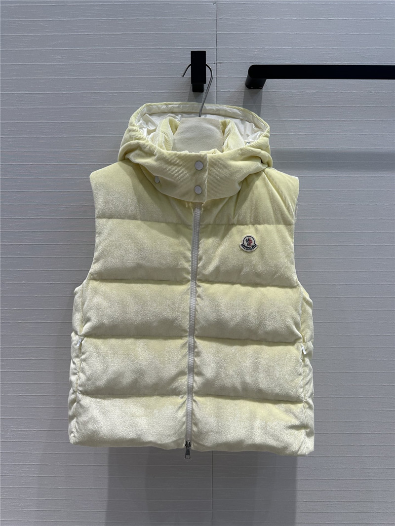 Moncler corduroy vest down jacket replicas clothes