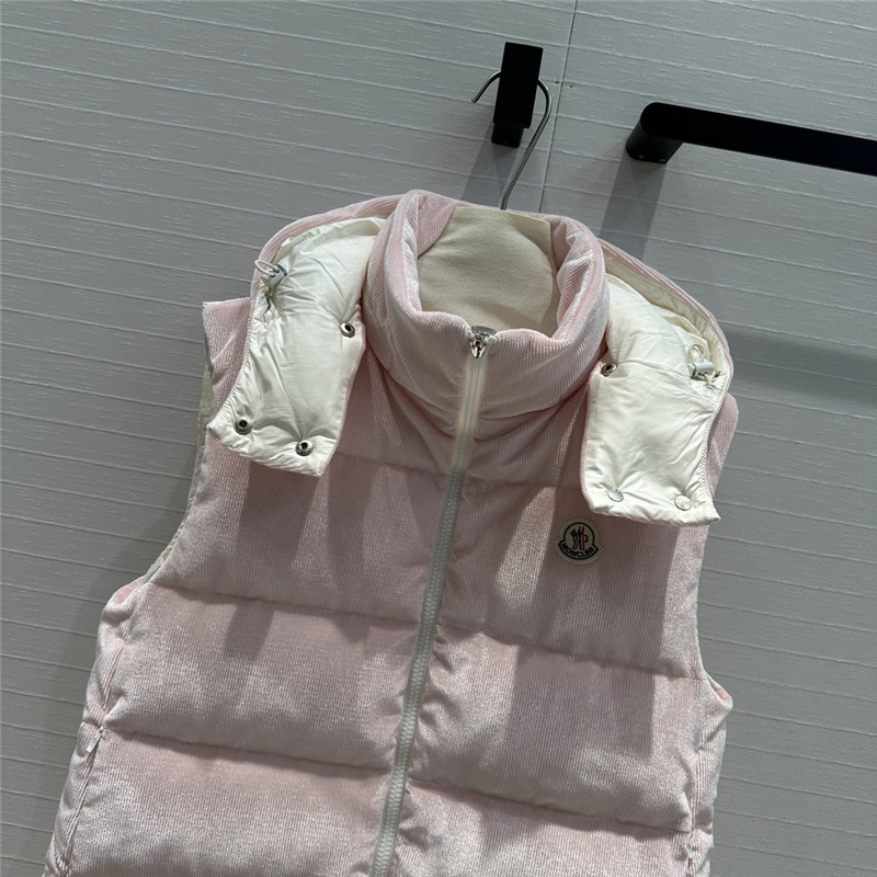 Moncler corduroy vest down jacket replicas clothes