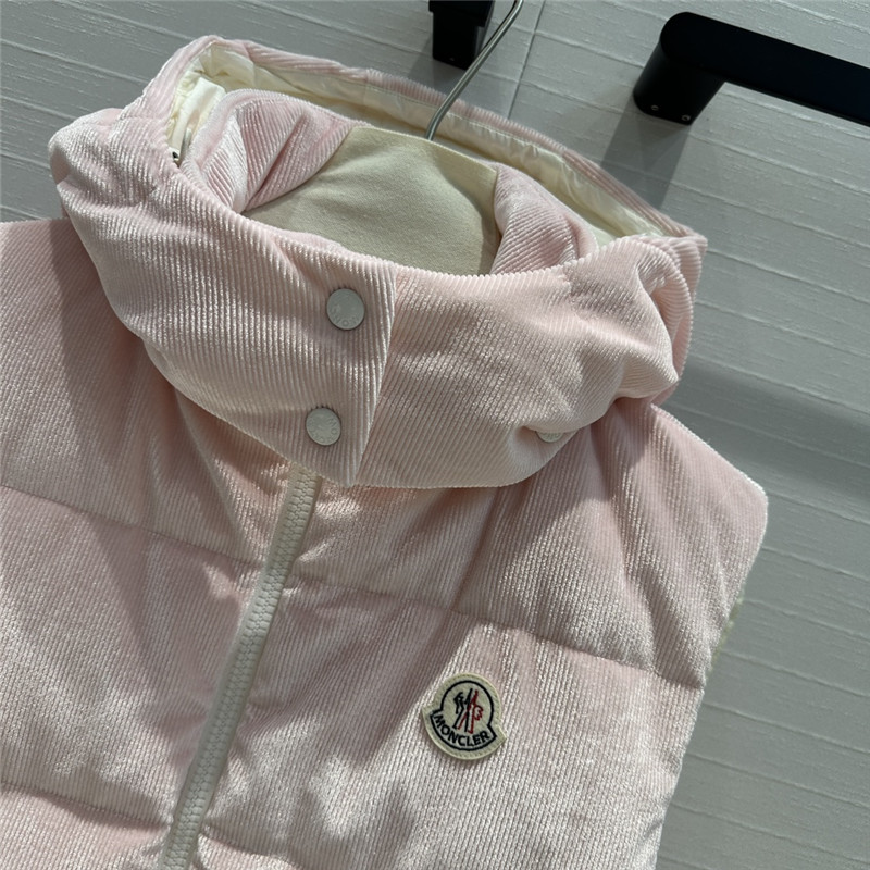 Moncler corduroy vest down jacket replicas clothes