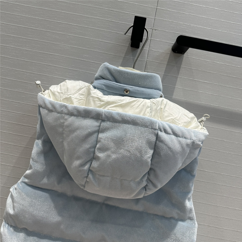 Moncler corduroy vest down jacket replicas clothes