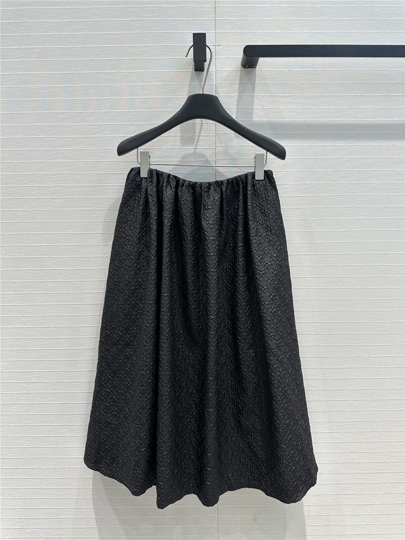 Pra*a pleated seersucker bud skirt replica d&g clothing
