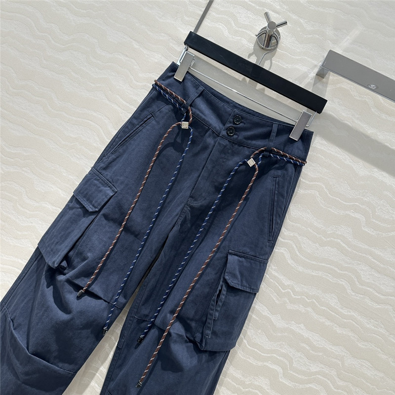 M1um1u cargo pocket straight pants replica d&g clothing