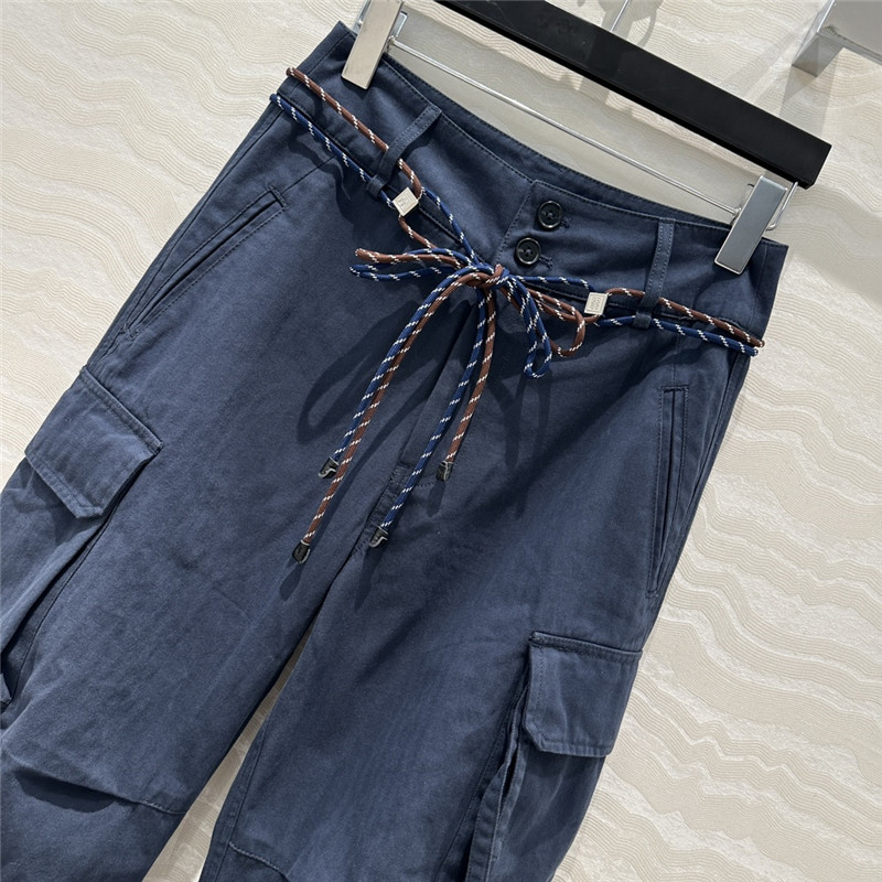 M1um1u cargo pocket straight pants replica d&g clothing