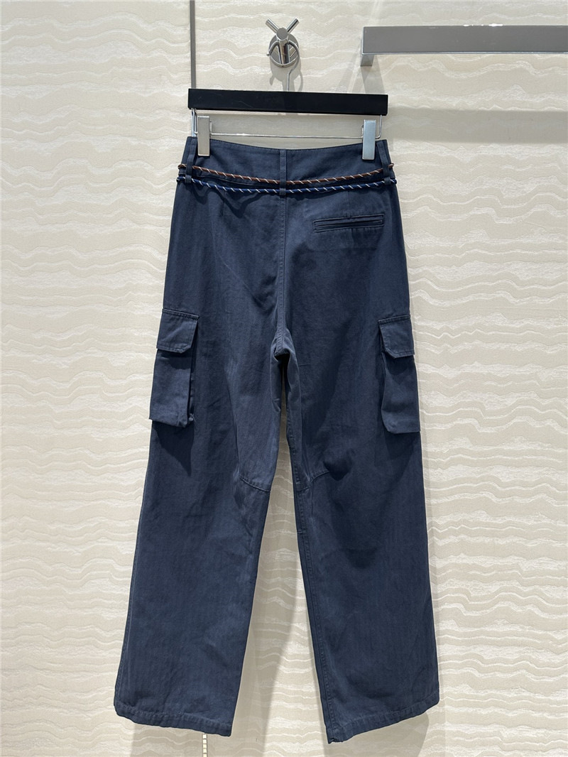 M1um1u cargo pocket straight pants replica d&g clothing