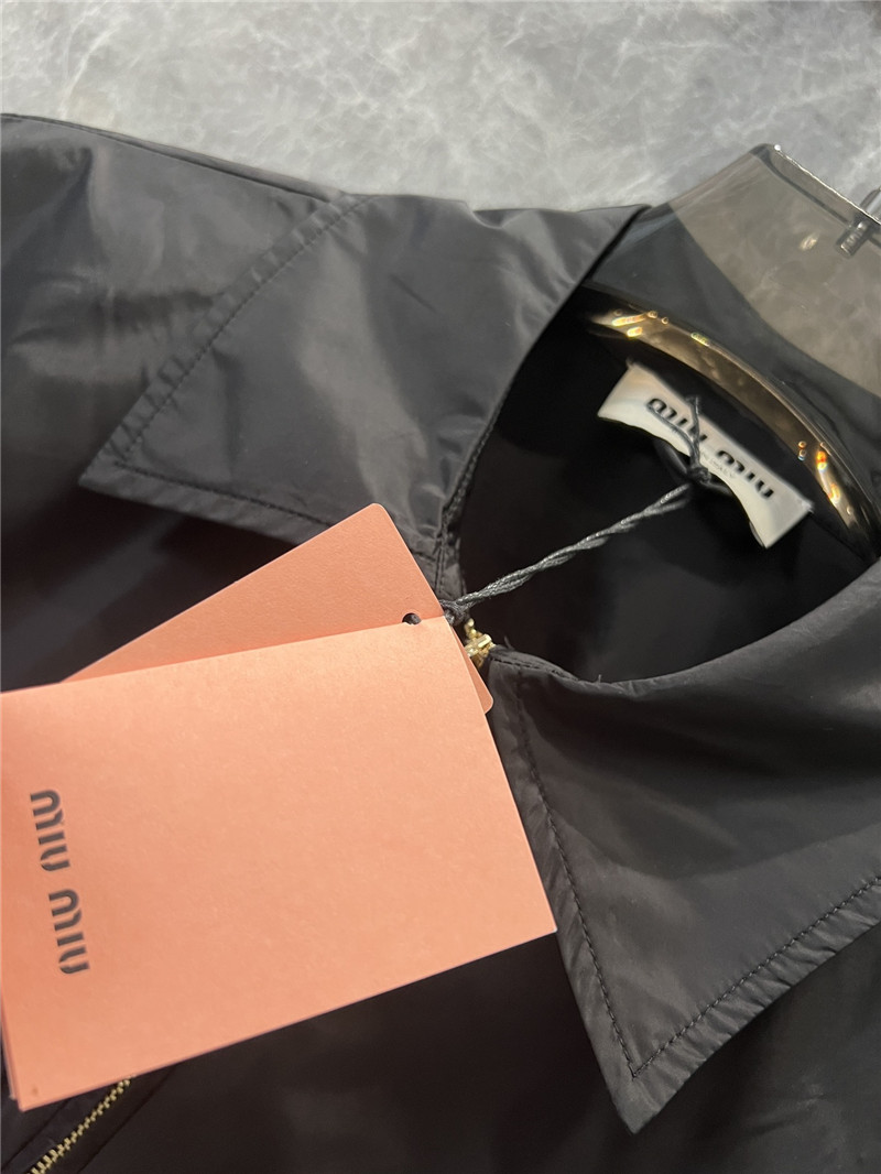 M1um1u lapel windbreaker jacket replica clothing sites