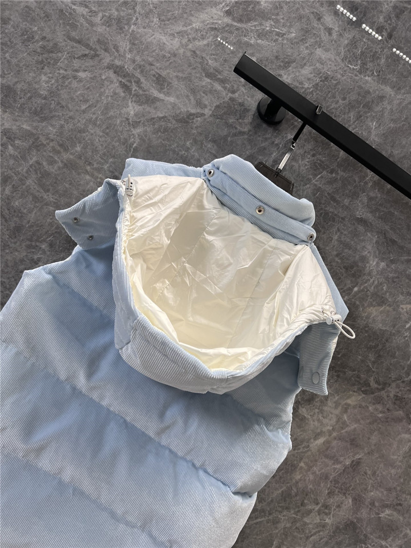 Moncler corduroy down vest jacket replica clothing sites