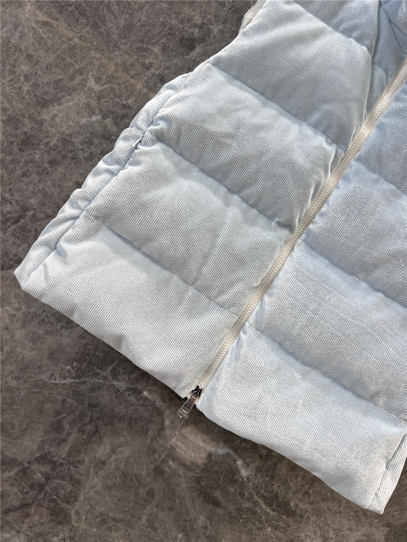 Moncler corduroy down vest jacket replica clothing sites