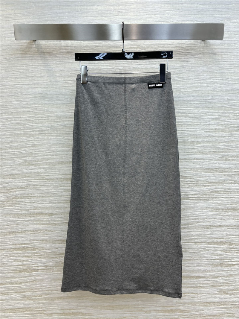 M1um1u letter dotted skirt replica d&g clothing