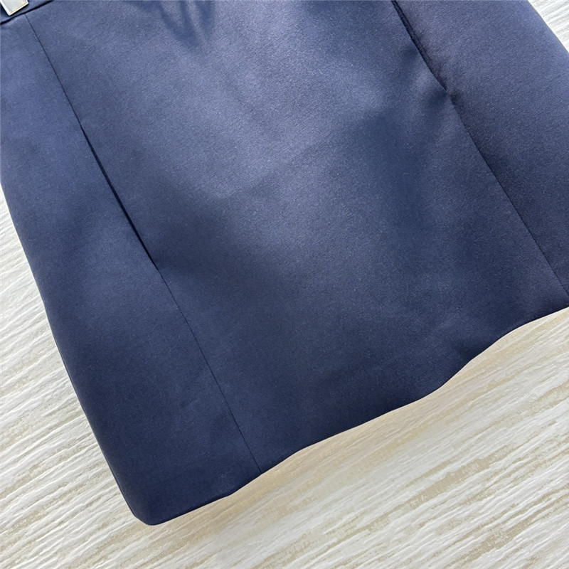 Va1e*ntin0 navy blue short skirt replica clothing sites