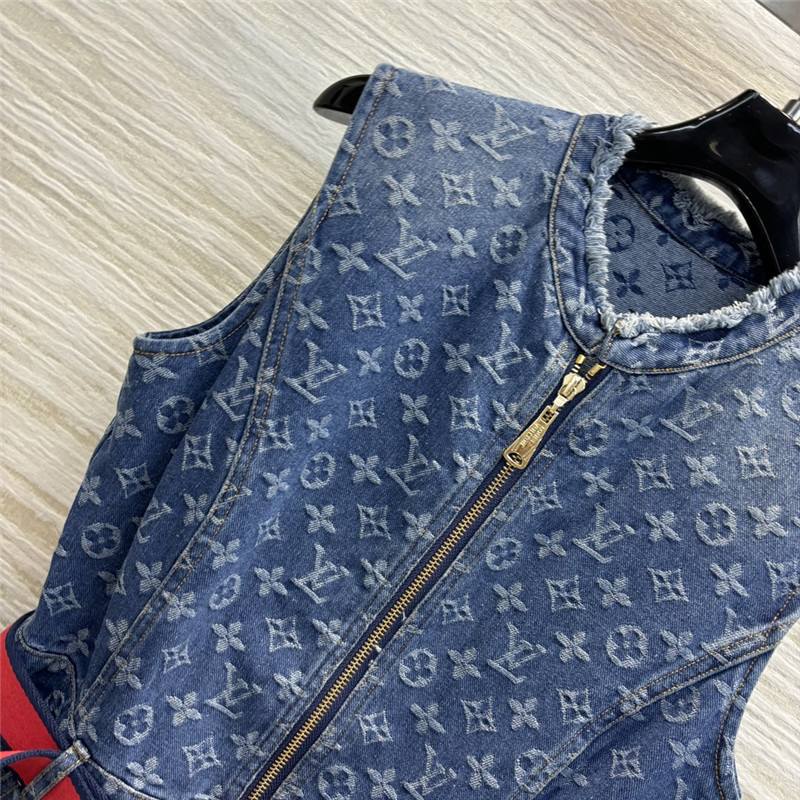l0vis Vvtt0n lv jacquard vest dress replica designer clothes