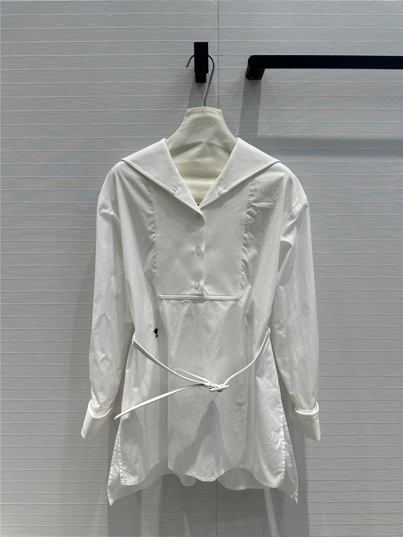 D10r navy style shawl collar shirt replica designer clothes