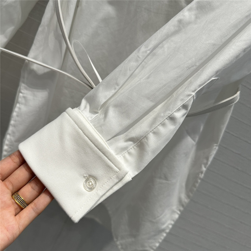 D10r navy style shawl collar shirt replica designer clothes