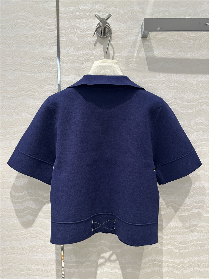 D10r navy style lapel small jacket replica d&g clothing