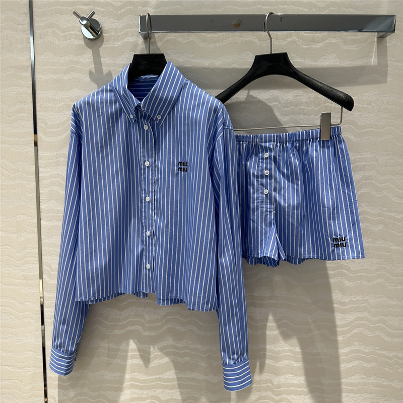 M1um1u girls shirt set replica clothing sites