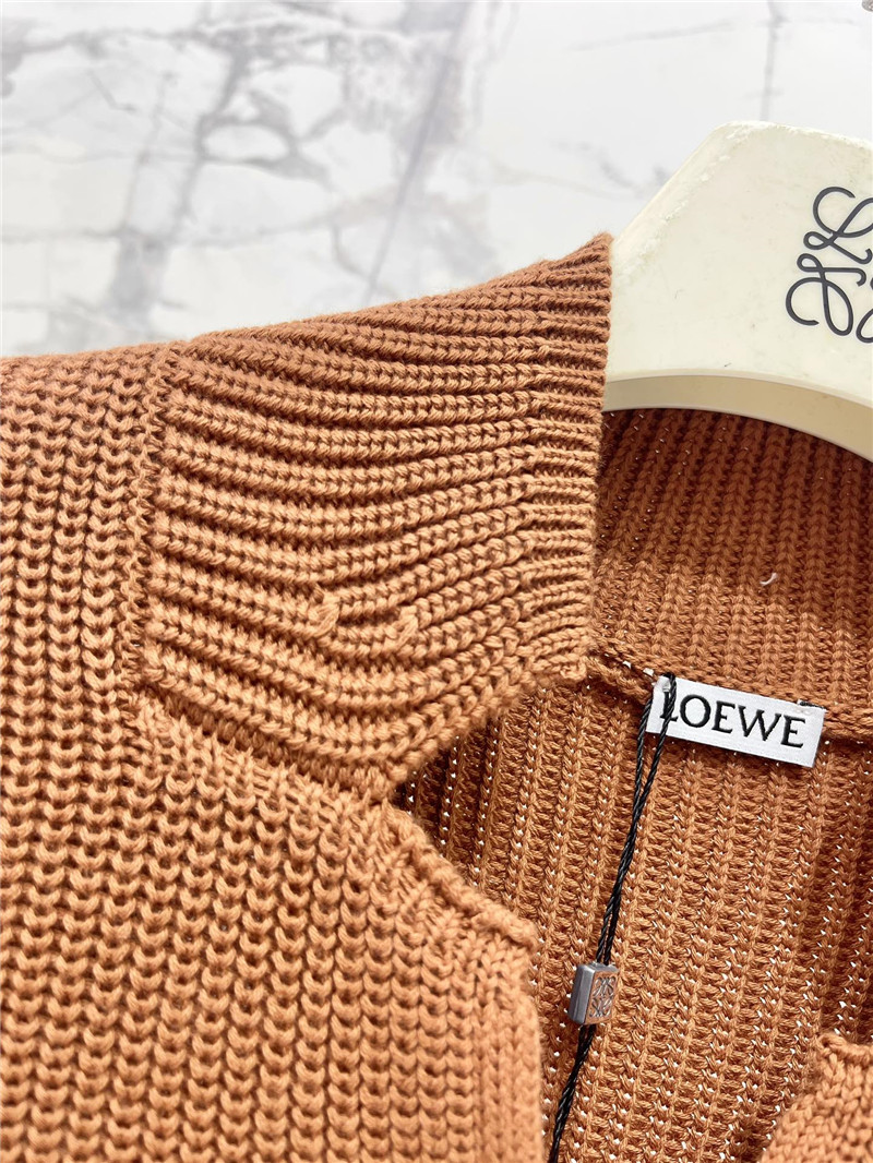 L0ew* ribbed wool cardigan replica designer clothes