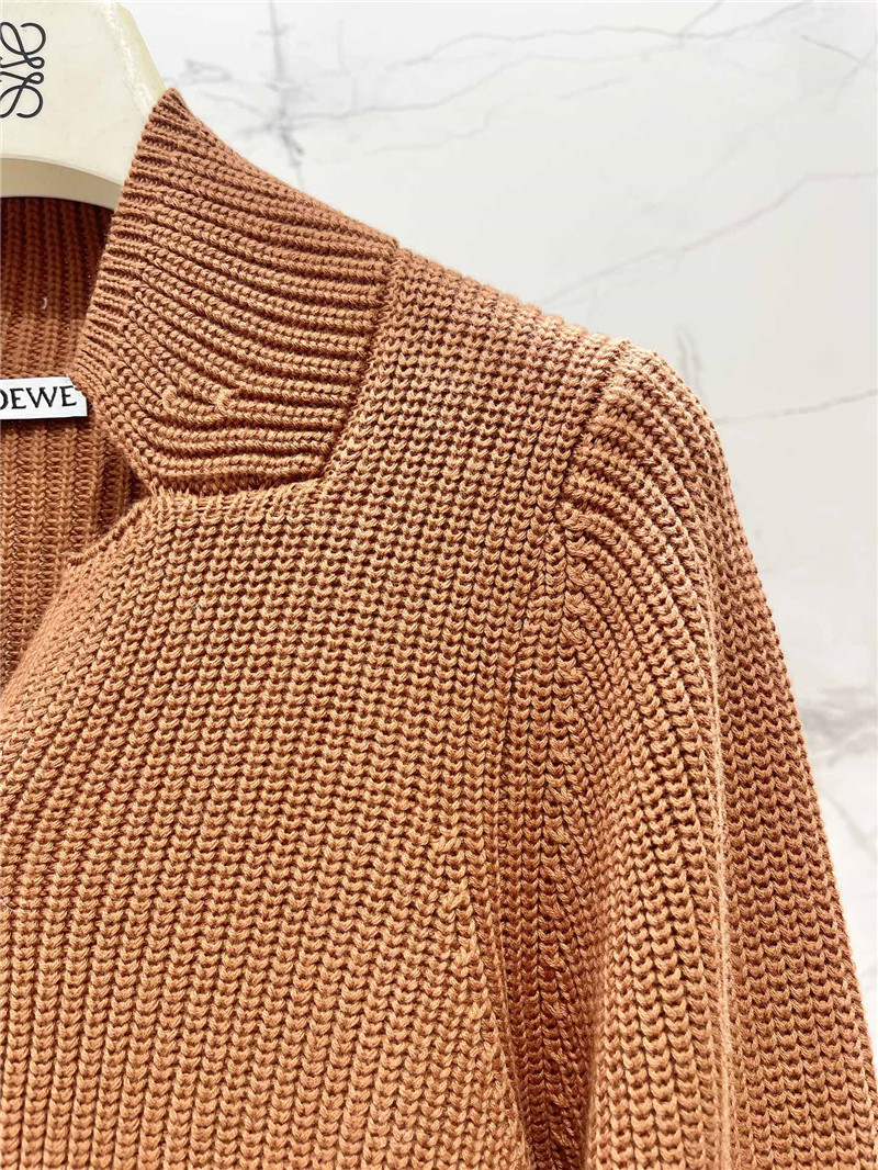 L0ew* ribbed wool cardigan replica designer clothes
