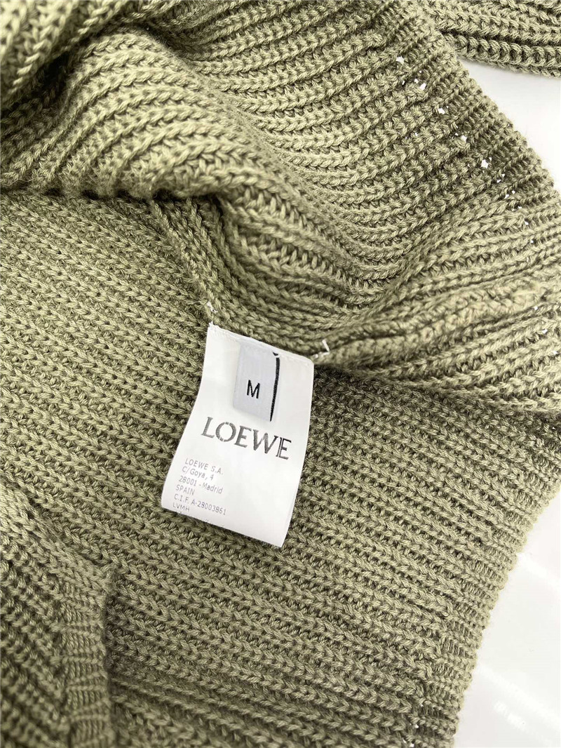L0ew* ribbed wool cardigan replica designer clothes