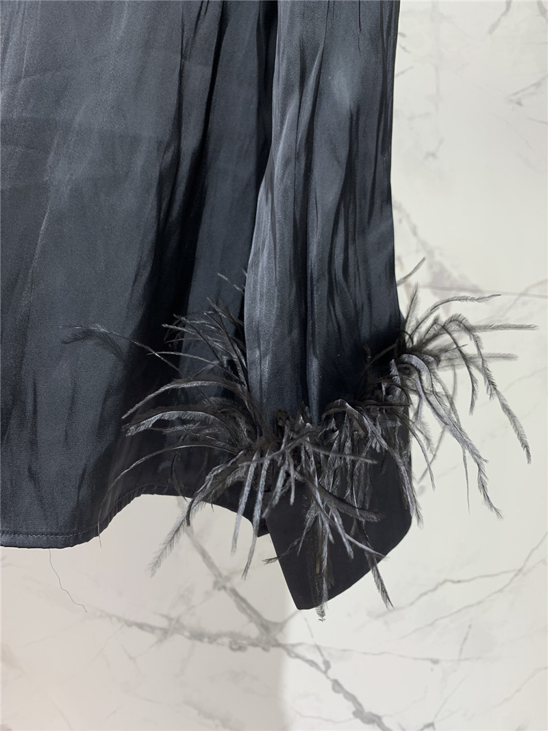 Y51 acetate ostrich shirt replica designer clothes