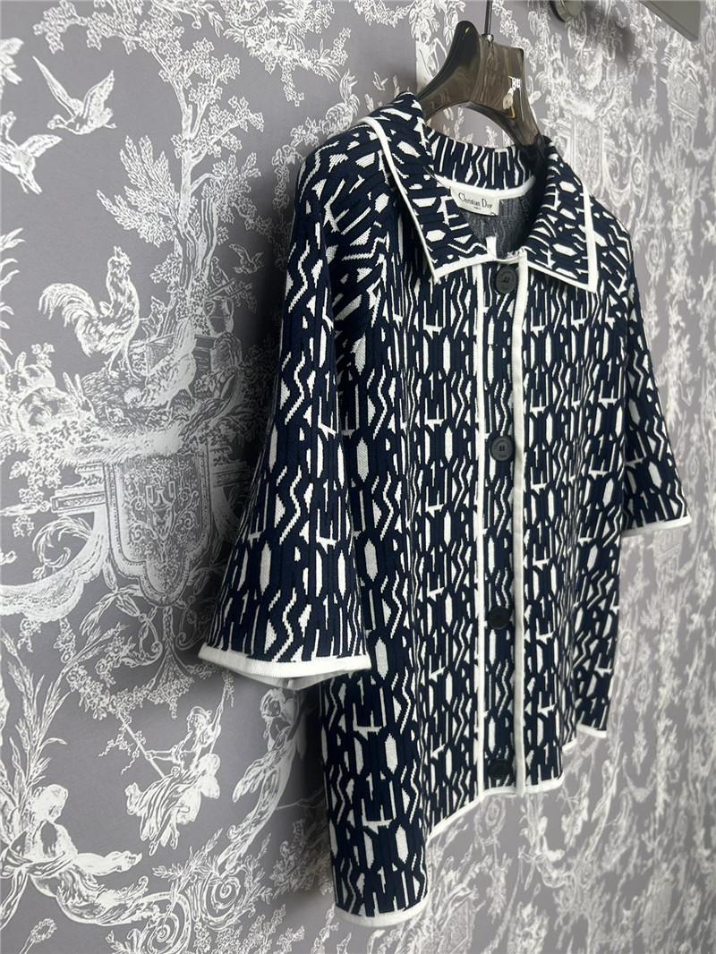 D10r knitted lapel cardigan replica d&g clothing