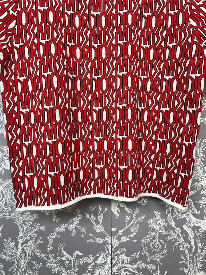 D10r knitted round neck short sleeves replica designer clothes