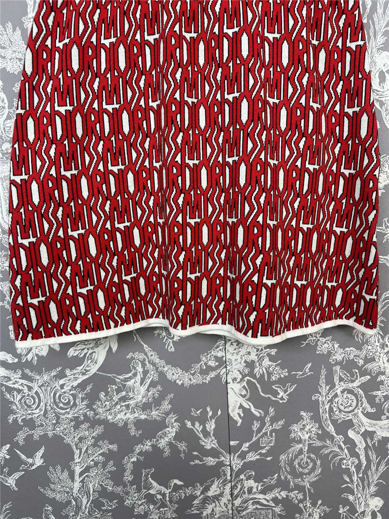 D10r logo knitted waist skirt replica d&g clothing