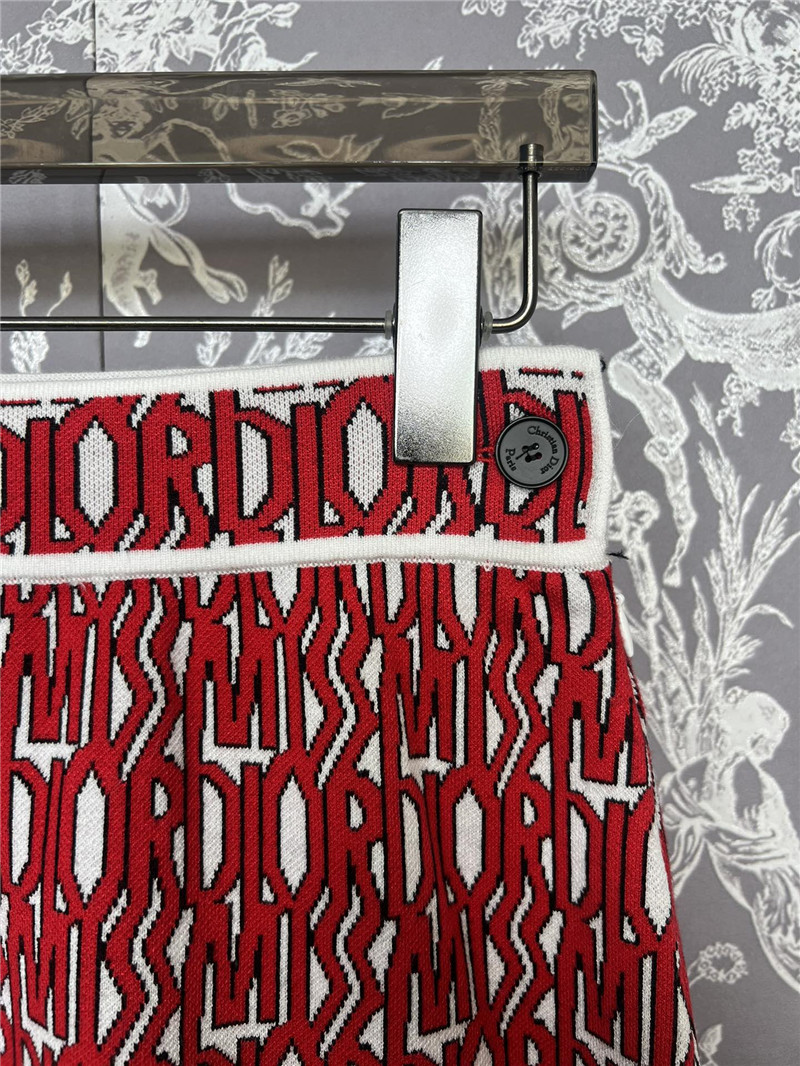 D10r logo knitted waist skirt replica d&g clothing