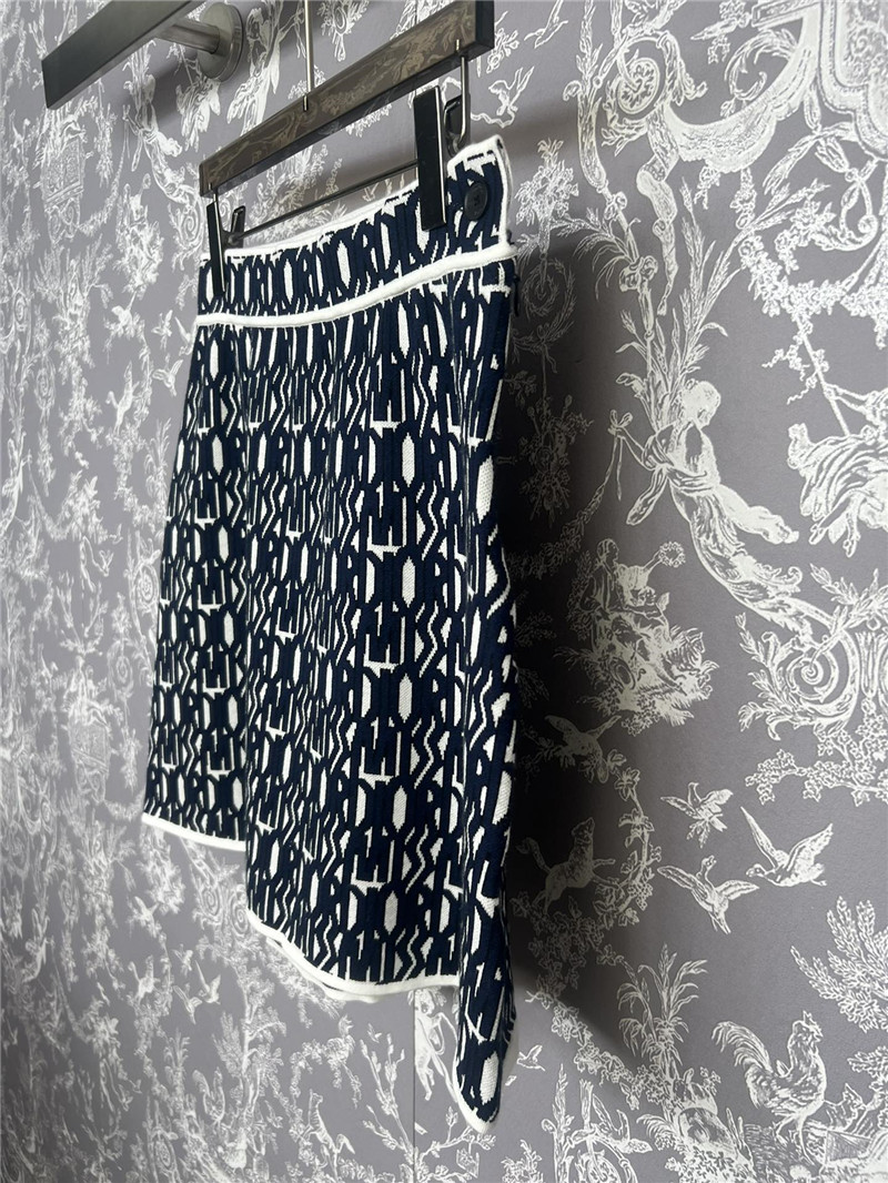 D10r logo knitted waist skirt replica d&g clothing