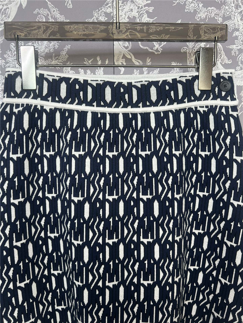 D10r logo knitted waist skirt replica d&g clothing