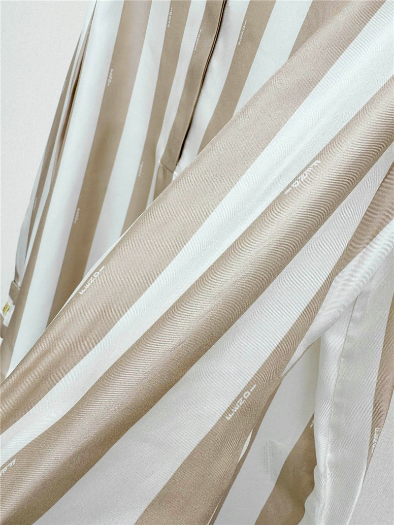 F**di printed silk shirt replica d&g clothing