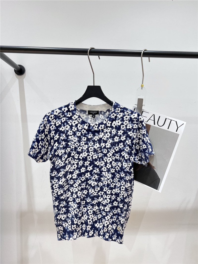 Ch**el new floral tops cheap replica designer clothes