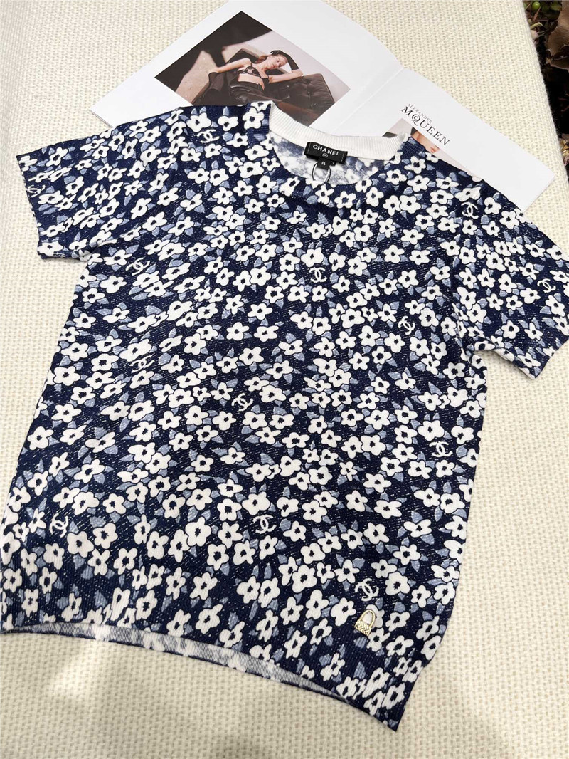 Ch**el new floral tops cheap replica designer clothes