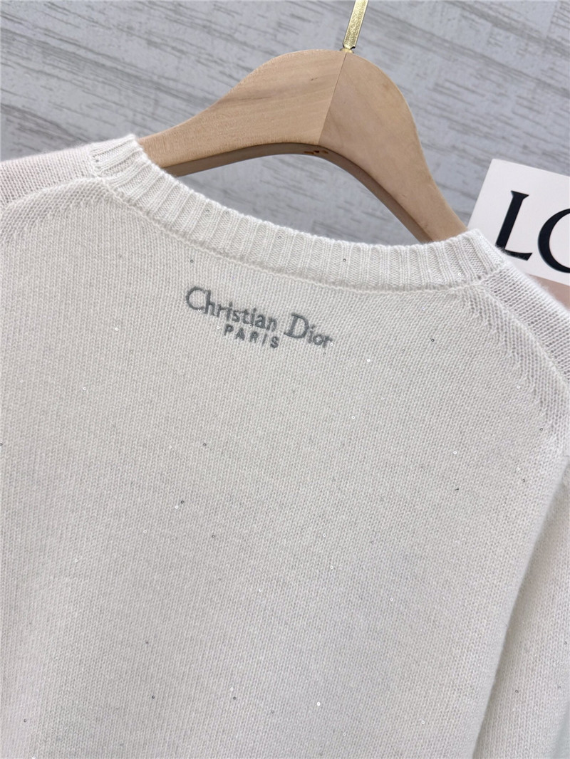 D10r starry sky embroidered pullover sweater