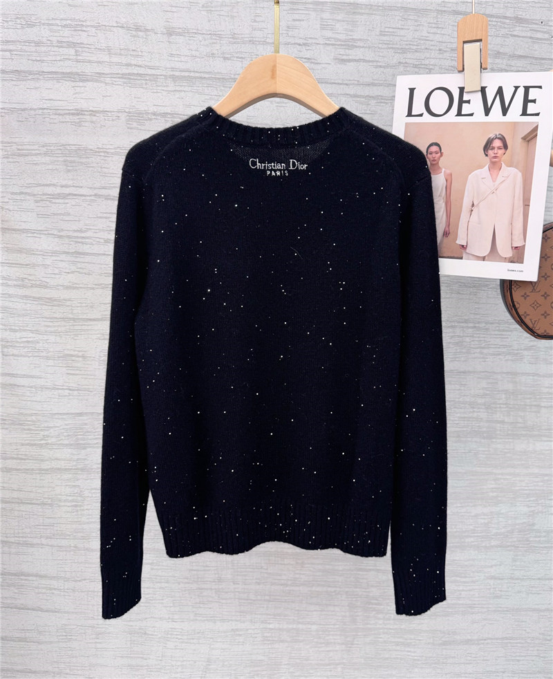 D10r starry sky embroidered pullover sweater replica clothing