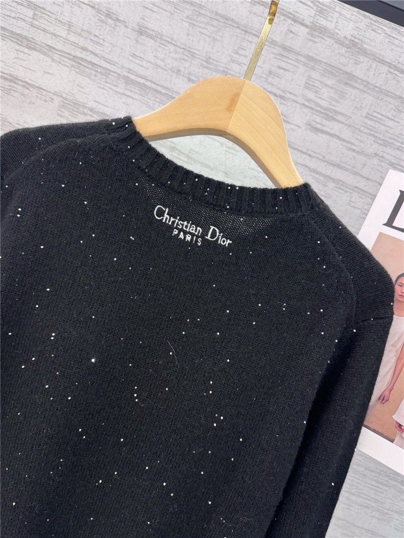 D10r starry sky embroidered pullover sweater replica clothing