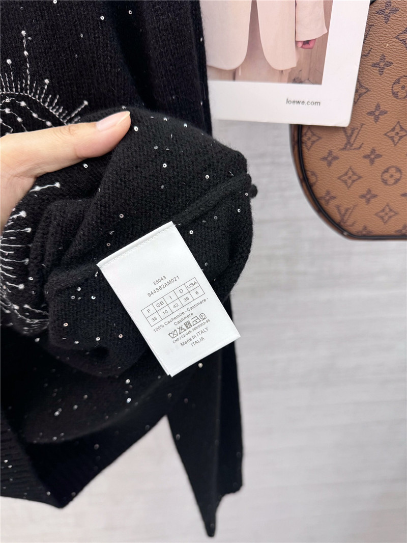 D10r starry sky embroidered pullover sweater replica clothing