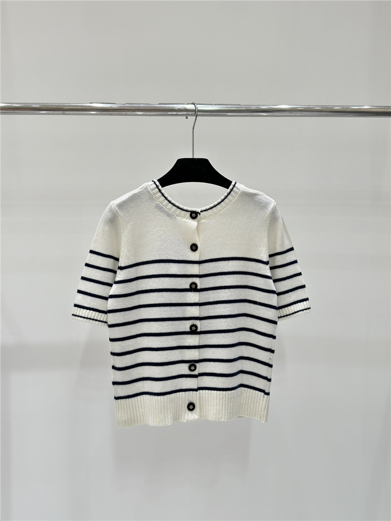 D10r back cardigan knit short sleeves replica clothing