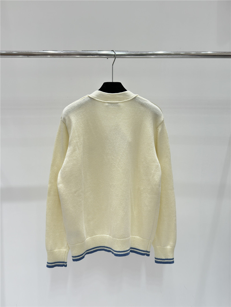 D10r letter embroidered knitted cardigan replica clothes