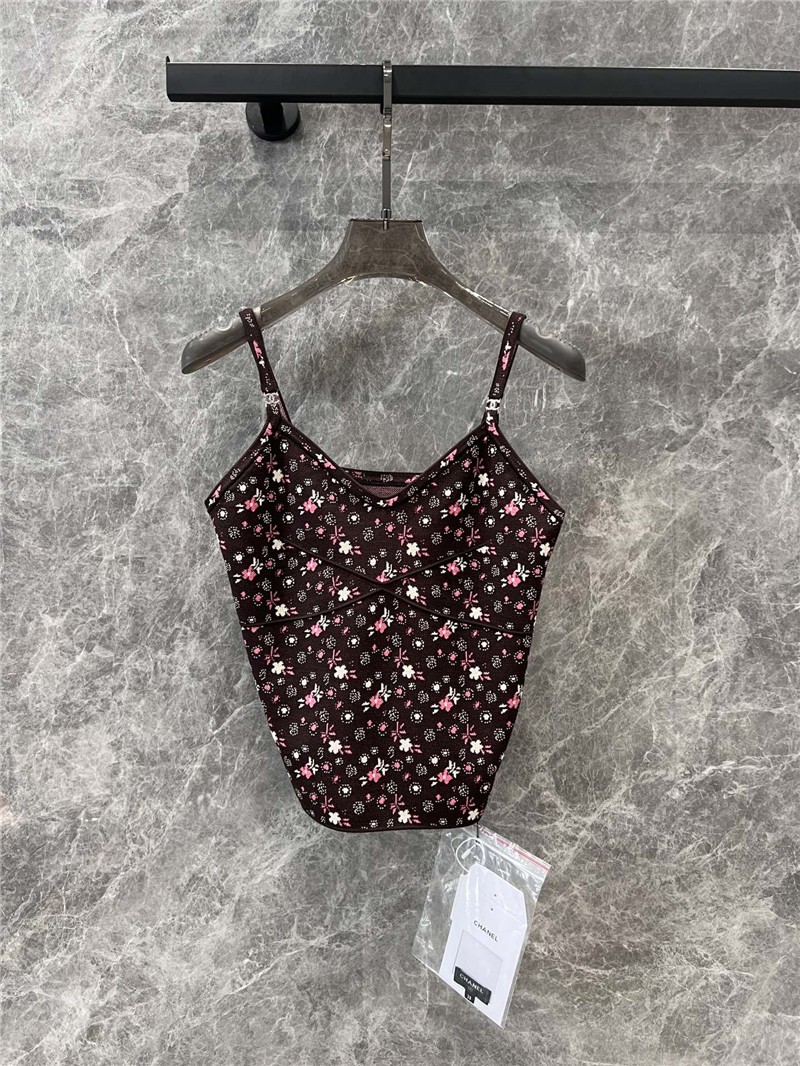 Ch**el camisole knitted vest replicas clothes