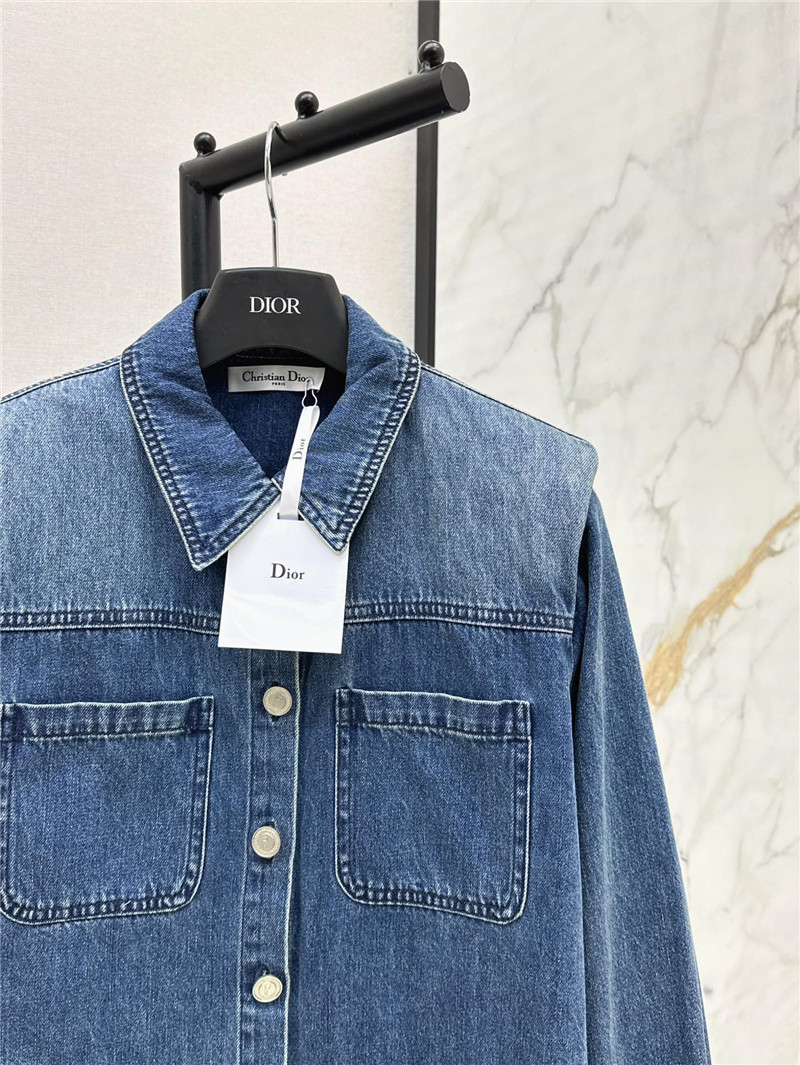 D10r washed denim shirt cheap replica designer clothes