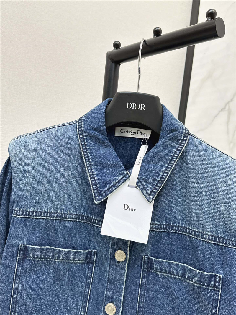 D10r washed denim shirt cheap replica designer clothes